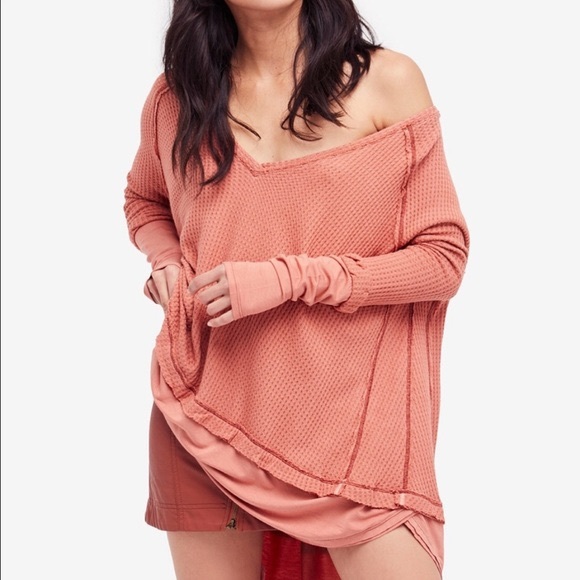 Free People Tops - Free People Slouchy  Laguna Thermal Top | SZ M